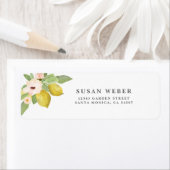 Étiquette Invitation citron (En situation)