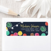 Étiquette Invitation de la fête d'été (En situation)