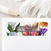Étiquette Invitation de mariage de Pâques Florale de Printem (En situation)