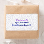 Étiquette Invitation du Bat mitzvah Hamsa (En situation)