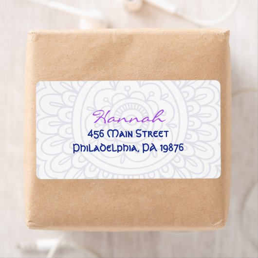 Étiquette Invitation du Bat mitzvah Hamsa (En situation)