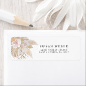 Étiquette Invitation Pampas Grass (En situation)