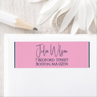 Étiquette Invitation pour 70e anniversaire Élégant Rose & Na