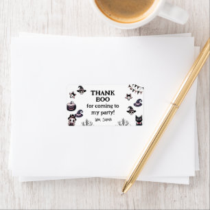 Étiquette Invitation pour une fête costumée Halloween magnif