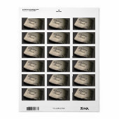 Étiquette Invité mariage (Feuille entière)