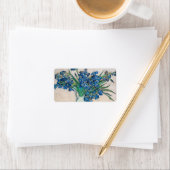 Étiquette Irises, 1890 par Vincent van Gogh (En situation)