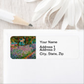 Étiquette Irises Monet Garden Fleurs Giverny (En situation)