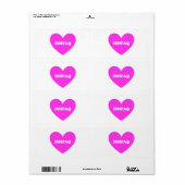 Étiquette Ishfaq (Feuille entière)