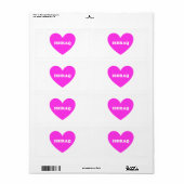 Étiquette Ishraq (Feuille entière)