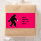 Étiquette iSquatch Parti pour Squatchin' (En situation)