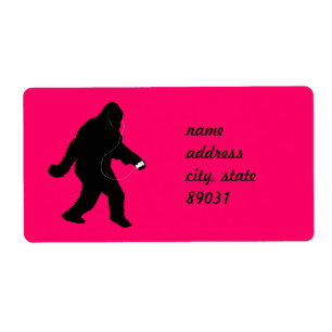 Étiquette iSquatch Parti pour Squatchin'