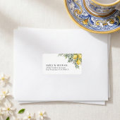 Étiquette Italian Lemon Return Address Label