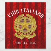 Étiquette italien (Étiquettes simples)