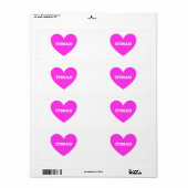 Étiquette Itimad (Feuille entière)