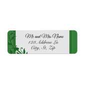 Étiquette Ivy vert (Devant)