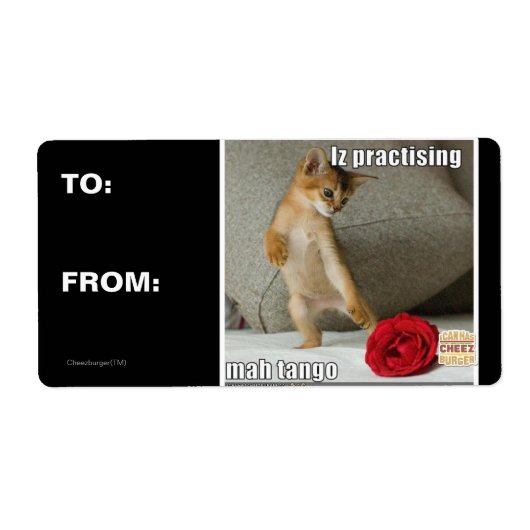 Étiquette Iz pratique mah tango (Devant)