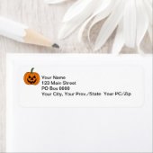 Étiquette Jack O'Lantern (En situation)