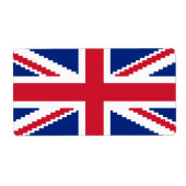 Étiquette Jack Pixel Union 8 bits (Devant)