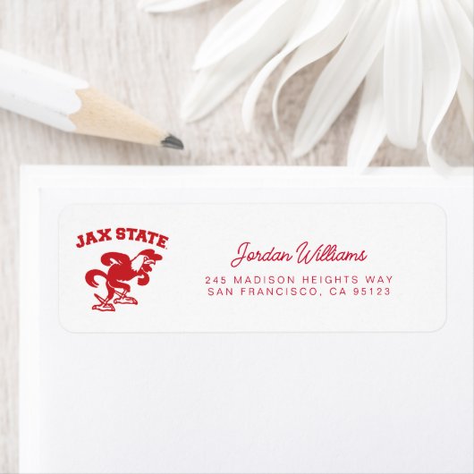 Étiquette Jacksonville State University JAX State Gamecocks (En situation)