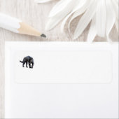 Étiquette Jaguar Diablo return address labels (En situation)