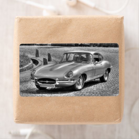 Étiquette Jaguar E (En situation)