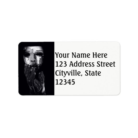 Étiquette J'ai perdu mon masque (Devant)