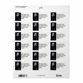 Étiquette J'ai perdu mon masque (Feuille entière)