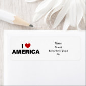 Étiquette J'aime l'Amérique (En situation)