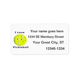 Étiquette J'aime le pickleball avec la balle jaune.png