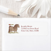 Étiquette J'aime les poneys (En situation)