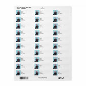 Étiquette J'aime mon Black Lab (Feuille entière)