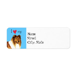 Étiquette J'aime mon collie
