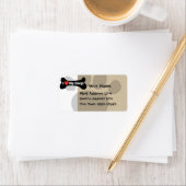 Étiquette J'Aime Mon Corgi - Os de Chien (En situation)