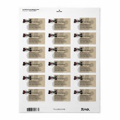 Étiquette J'Aime Mon Corgi - Os de Chien (Feuille entière)