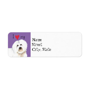 Étiquette J'aime mon coton de Tulear