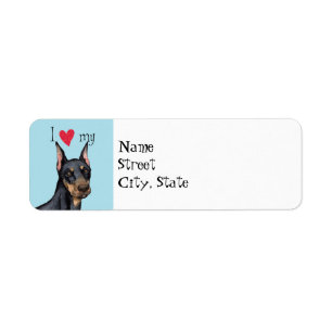 Étiquette J'aime mon Doberman