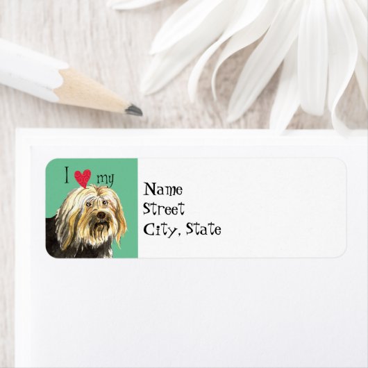 Étiquette J'aime mon Lowchen (En situation)