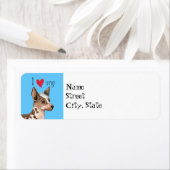 Étiquette J'aime mon orchidée inca péruvienne (En situation)