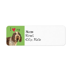 Étiquette J'aime mon Spinone Italiano