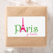 Étiquette J'aime Paris (En situation)