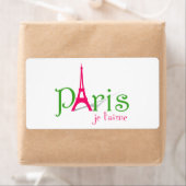 Étiquette J'aime Paris (En situation)