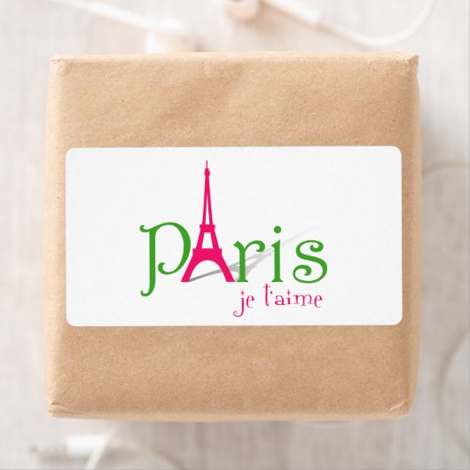 Étiquette J'aime Paris (En situation)