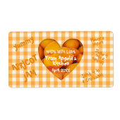 Étiquette Jam Apricot (Devant)