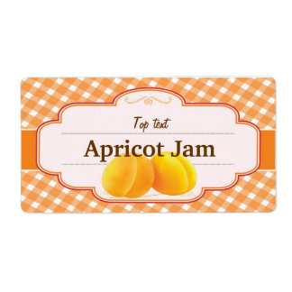 Étiquette Jam Jelly de style classique Jam traditionnel Apri