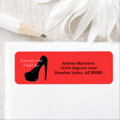 Étiquette Jamais rencontré une chaussure (En situation)