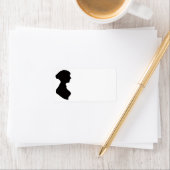 Étiquette Jane Austen Silhouette (En situation)