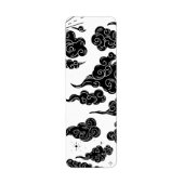 Étiquette Japanese Cloud Pattern Aesthetic (Devant)