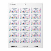 Étiquette Jardin d'amour (Feuille entière)