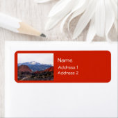 Étiquette Jardin des Dieux (Colorado) (En situation)