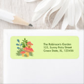 Étiquette Jardin Fée avec amis animaux de compagnie Fête d'a (En situation)